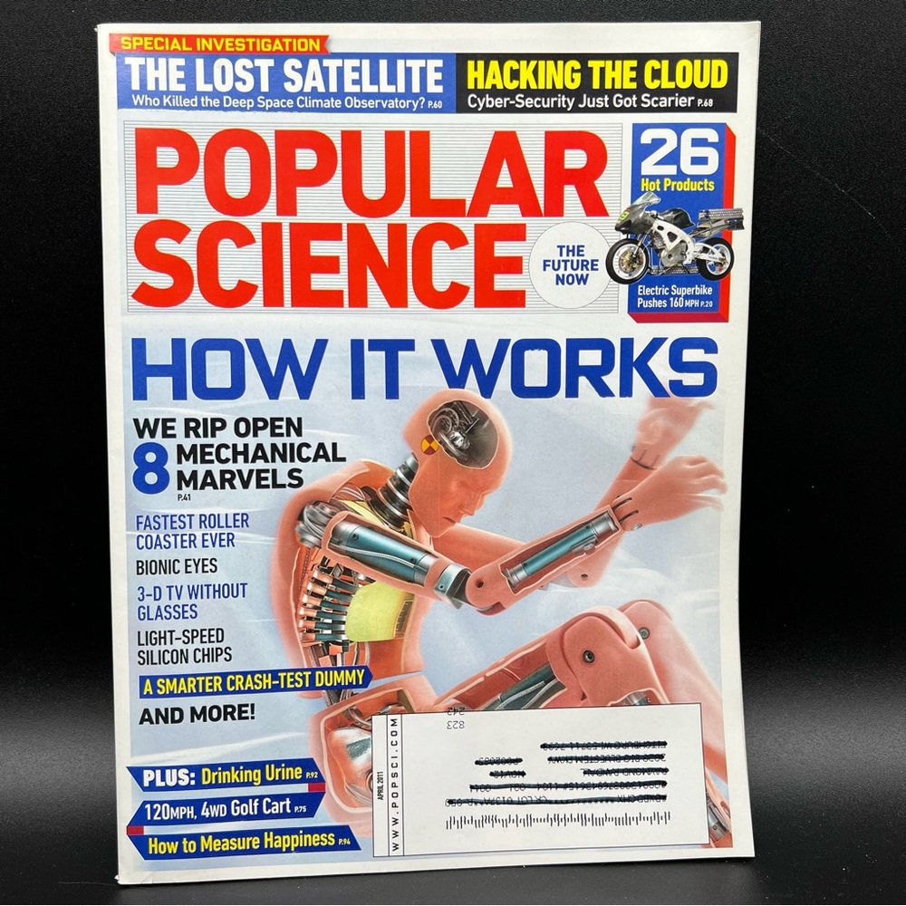 2011 Popular Science: Smarter Crash Test Dummy, Fastest Roller Coaster